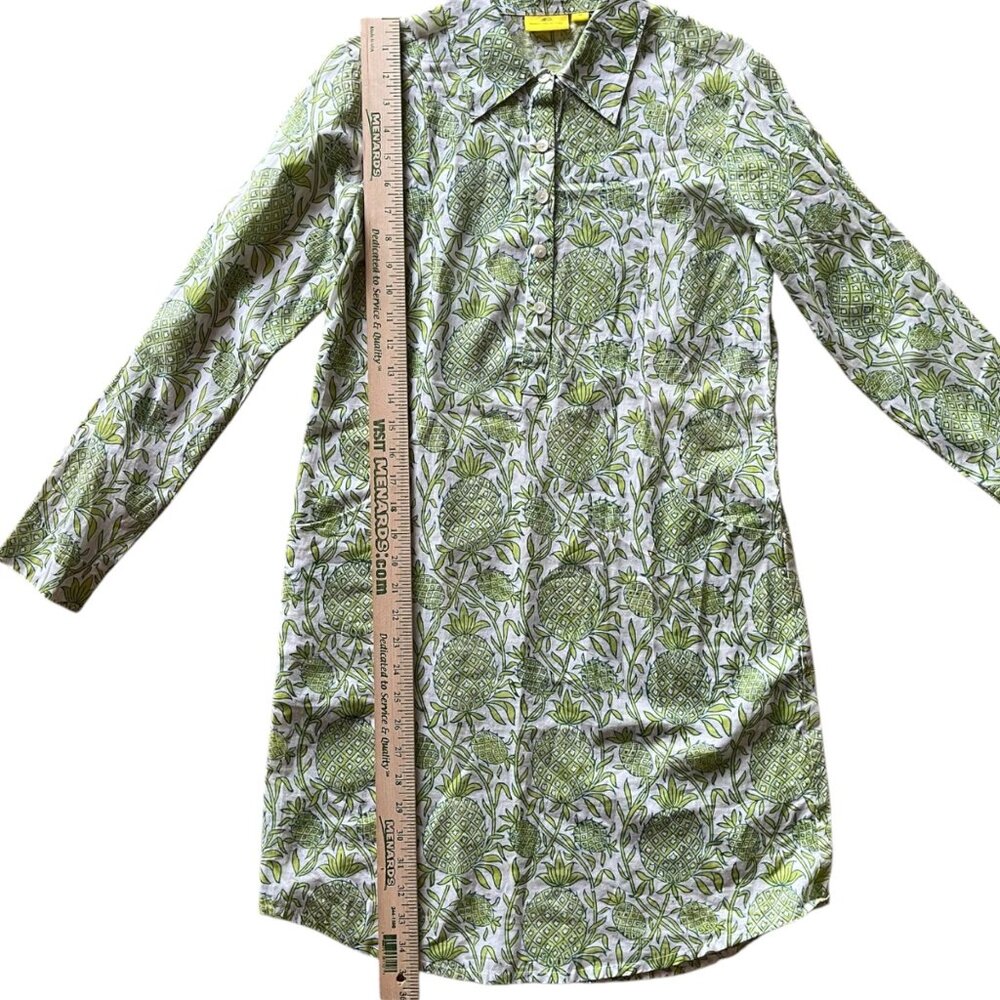 Roberta Roller Rabbit Pineapple Lightweight Butto… - image 7